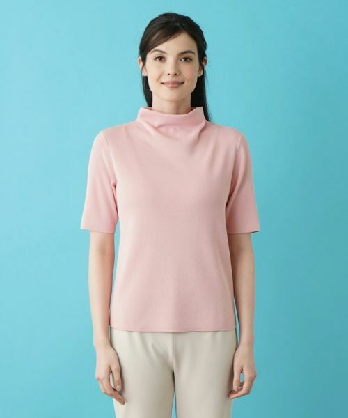 Leilian / レリアン ニット・セーター | ハイネック半袖カットソー | 詳細4