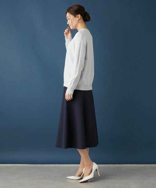 Leilian / レリアン カーディガン・ボレロ | 洗えるクルーネックニットカーディガン | 詳細2