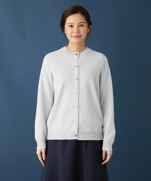 Leilian / レリアン カーディガン・ボレロ | 洗えるクルーネックニットカーディガン | 詳細4