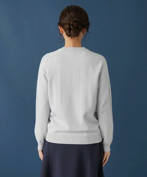 Leilian / レリアン カーディガン・ボレロ | 洗えるクルーネックニットカーディガン | 詳細6