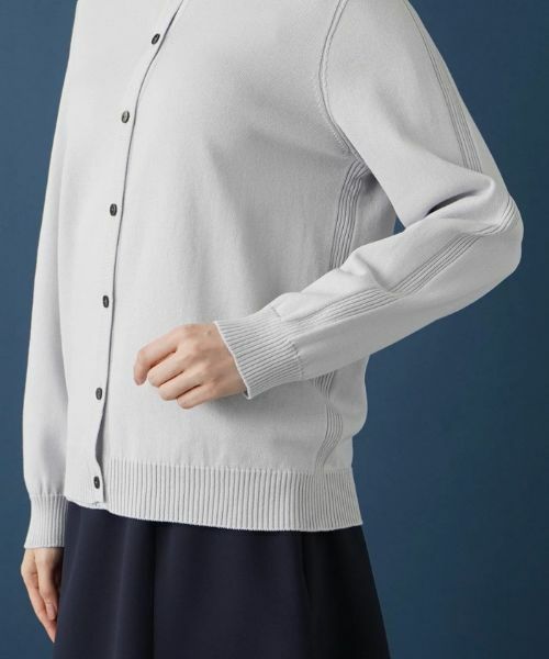Leilian / レリアン カーディガン・ボレロ | 洗えるクルーネックニットカーディガン | 詳細9