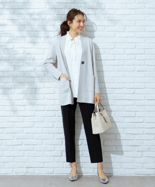 Leilian / レリアン カーディガン・ボレロ | Vネックカーディガン | 詳細1