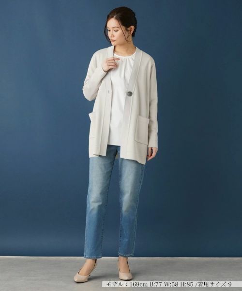 Leilian / レリアン カーディガン・ボレロ | Vネックカーディガン | 詳細8