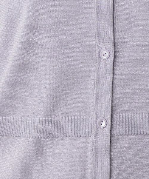 Leilian / レリアン カーディガン・ボレロ | ペールカラーラメカーディガン | 詳細11