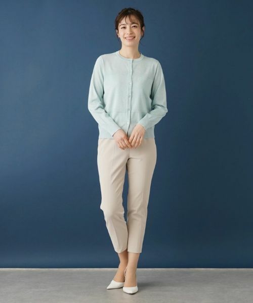 Leilian / レリアン カーディガン・ボレロ | ペールカラーラメカーディガン | 詳細12