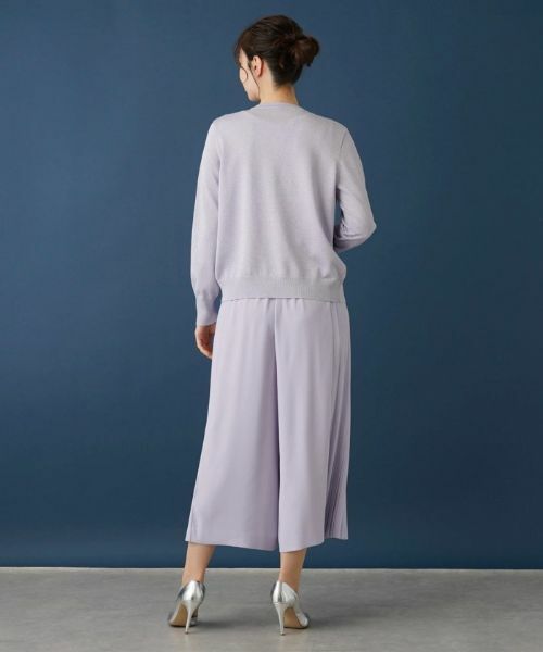 Leilian / レリアン カーディガン・ボレロ | ペールカラーラメカーディガン | 詳細3