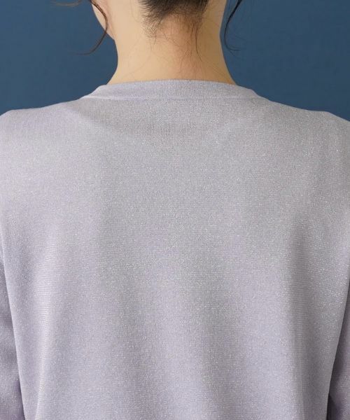 Leilian / レリアン カーディガン・ボレロ | ペールカラーラメカーディガン | 詳細8