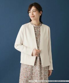 Leilian / レリアン テーラードジャケット | ノーカラージャケット