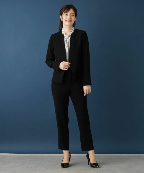 Leilian / レリアン テーラードジャケット | ノーカラージャケット | 詳細1