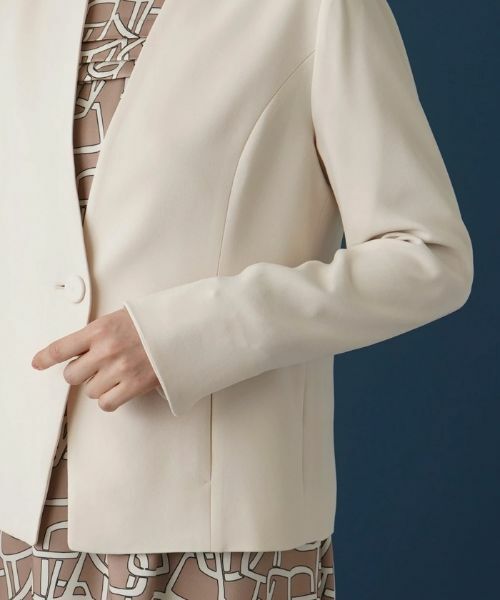 Leilian / レリアン テーラードジャケット | ノーカラージャケット | 詳細12
