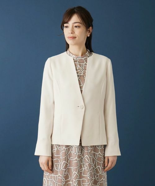 Leilian / レリアン テーラードジャケット | ノーカラージャケット | 詳細7