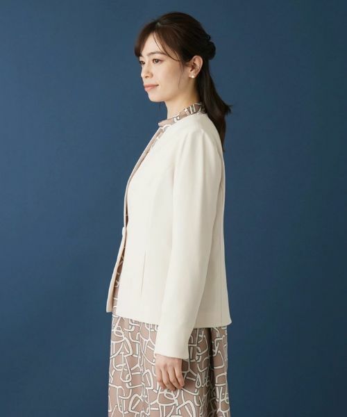 Leilian / レリアン テーラードジャケット | ノーカラージャケット | 詳細8