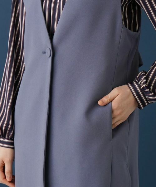 Leilian / レリアン テーラードジャケット | ロングベスト | 詳細13