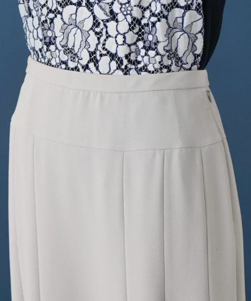 Leilian / レリアン ミニ・ひざ丈スカート | 無地フレアスカート | 詳細10