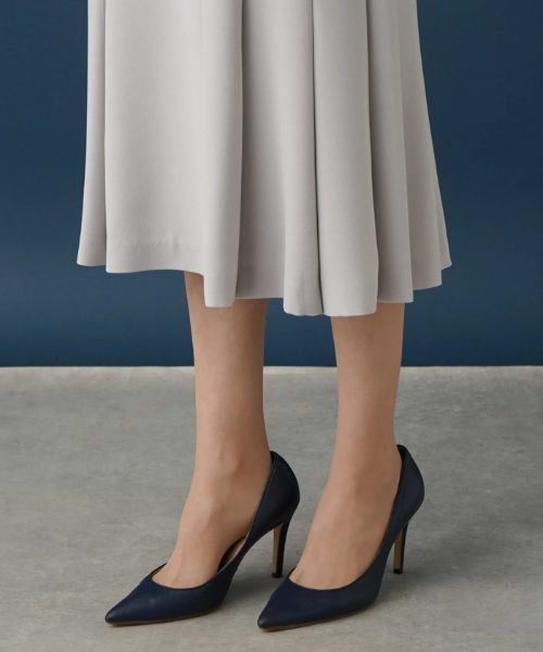 Leilian / レリアン ミニ・ひざ丈スカート | 無地フレアスカート | 詳細12