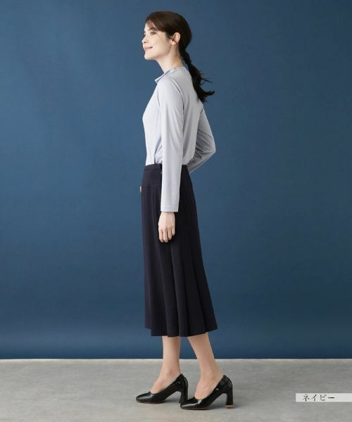 Leilian / レリアン ミニ・ひざ丈スカート | 無地フレアスカート | 詳細19