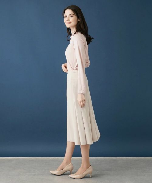 Leilian / レリアン ミニ・ひざ丈スカート | 無地フレアスカート | 詳細2