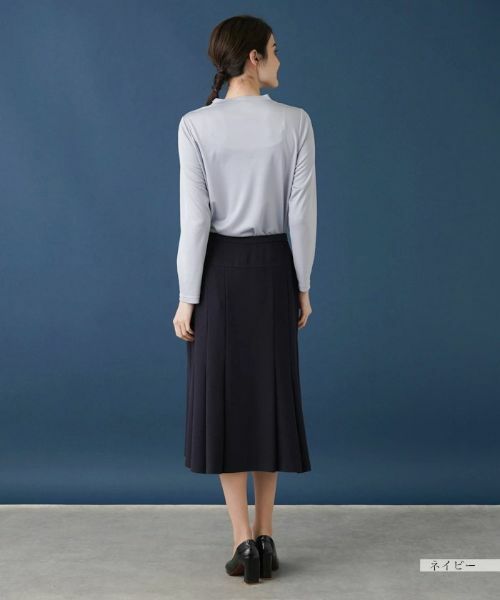 Leilian / レリアン ミニ・ひざ丈スカート | 無地フレアスカート | 詳細20