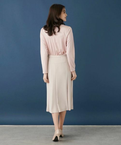 Leilian / レリアン ミニ・ひざ丈スカート | 無地フレアスカート | 詳細3