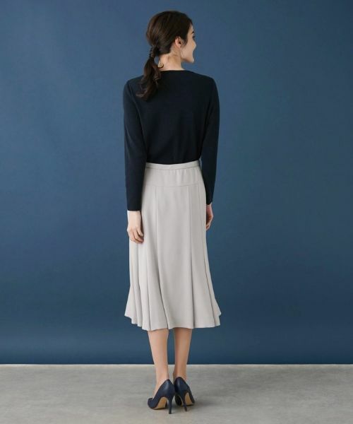 Leilian / レリアン ミニ・ひざ丈スカート | 無地フレアスカート | 詳細6