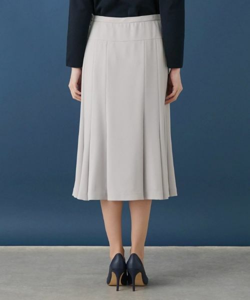 Leilian / レリアン ミニ・ひざ丈スカート | 無地フレアスカート | 詳細9
