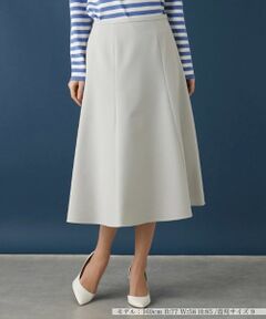 Leilian / レリアン ミニ・ひざ丈スカート | 無地フレアスカート