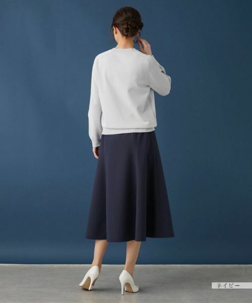 Leilian / レリアン ミニ・ひざ丈スカート | 無地フレアスカート | 詳細14
