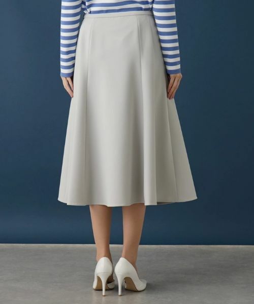 Leilian / レリアン ミニ・ひざ丈スカート | 無地フレアスカート | 詳細6