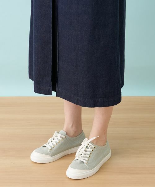 Leilian / レリアン ミニ・ひざ丈スカート | 洗えるデニムスカート | 詳細11