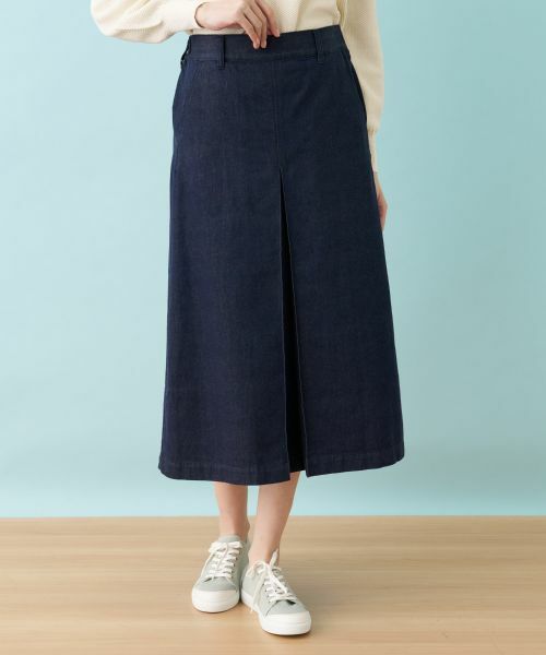 Leilian / レリアン ミニ・ひざ丈スカート | 洗えるデニムスカート | 詳細13