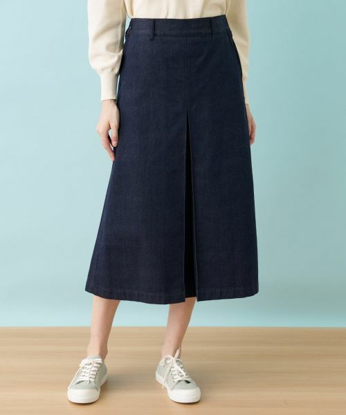 Leilian / レリアン ミニ・ひざ丈スカート | 洗えるデニムスカート | 詳細14