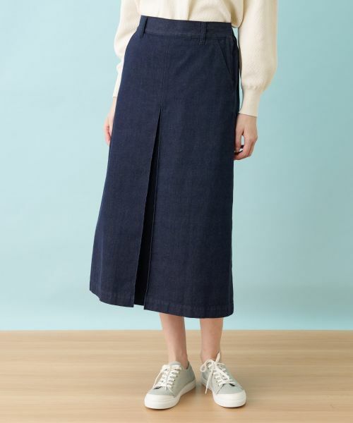 Leilian / レリアン ミニ・ひざ丈スカート | 洗えるデニムスカート | 詳細15