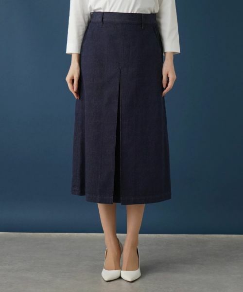 Leilian / レリアン ミニ・ひざ丈スカート | 洗えるデニムスカート | 詳細20