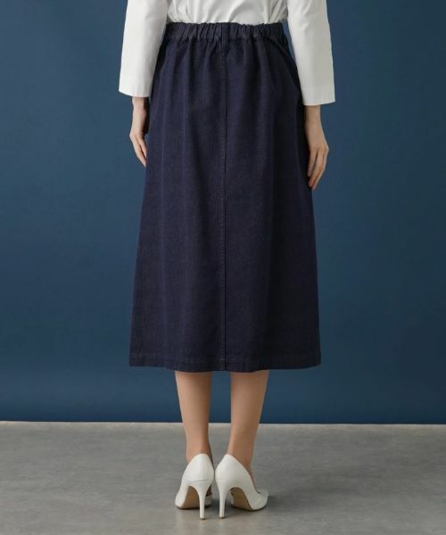 Leilian / レリアン ミニ・ひざ丈スカート | 洗えるデニムスカート | 詳細22