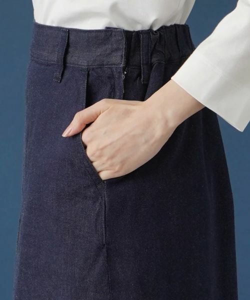 Leilian / レリアン ミニ・ひざ丈スカート | 洗えるデニムスカート | 詳細24