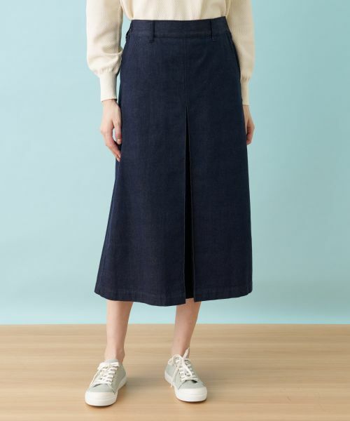 Leilian / レリアン ミニ・ひざ丈スカート | 洗えるデニムスカート | 詳細4