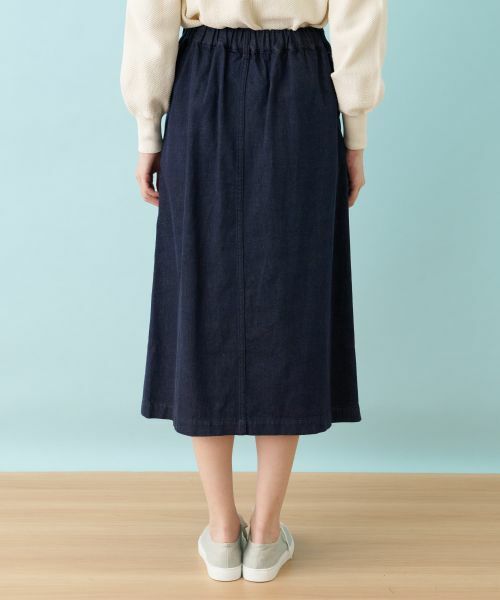 Leilian / レリアン ミニ・ひざ丈スカート | 洗えるデニムスカート | 詳細8