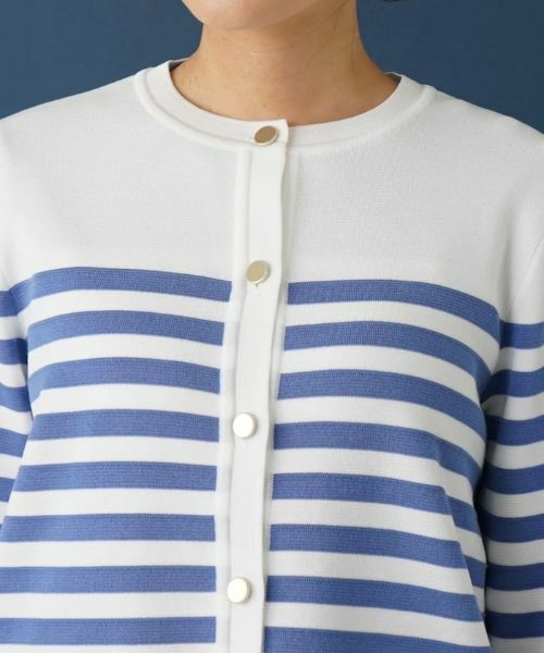 Leilian / レリアン カーディガン・ボレロ | ボーダー柄カーディガン | 詳細28