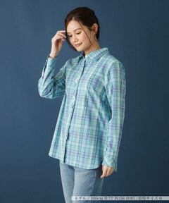 Leilian / レリアン シャツ・ブラウス | チェックブラウス