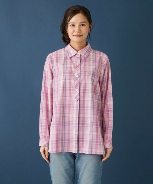 Leilian / レリアン シャツ・ブラウス | チェックブラウス | 詳細4