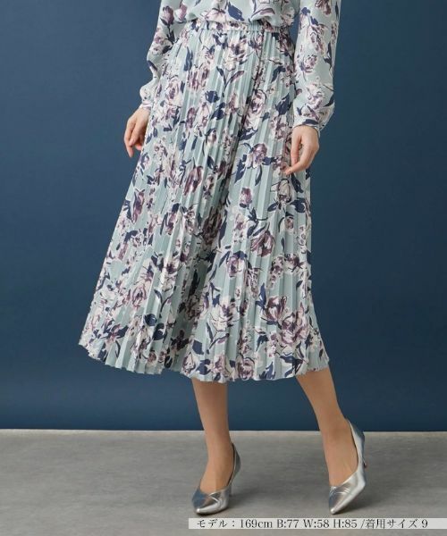 Leilian / レリアン ロング・マキシ丈スカート | アコーディオンプリーツスカート | 詳細19