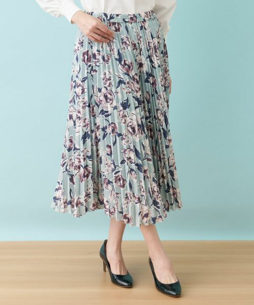 Leilian / レリアン ロング・マキシ丈スカート | アコーディオンプリーツスカート | 詳細8