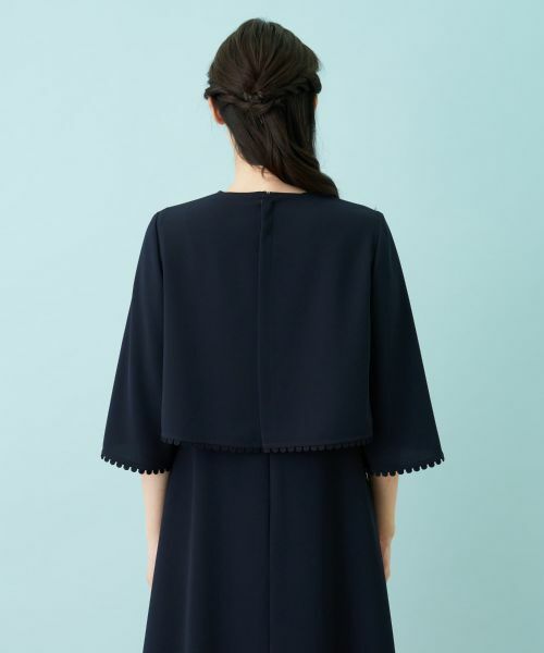 Leilian / レリアン ドレス | 【セレモニー】洗えるケープブラウス×ワンピースアンサンブル | 詳細10