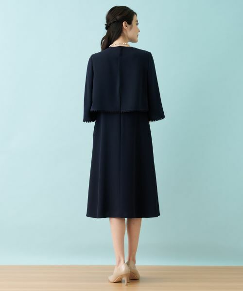 Leilian / レリアン ドレス | 【セレモニー】洗えるケープブラウス×ワンピースアンサンブル | 詳細5