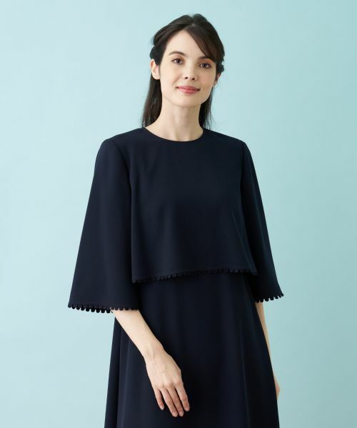 Leilian / レリアン ドレス | 【セレモニー】洗えるケープブラウス×ワンピースアンサンブル | 詳細6