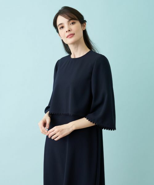 Leilian / レリアン ドレス | 【セレモニー】洗えるケープブラウス×ワンピースアンサンブル | 詳細8