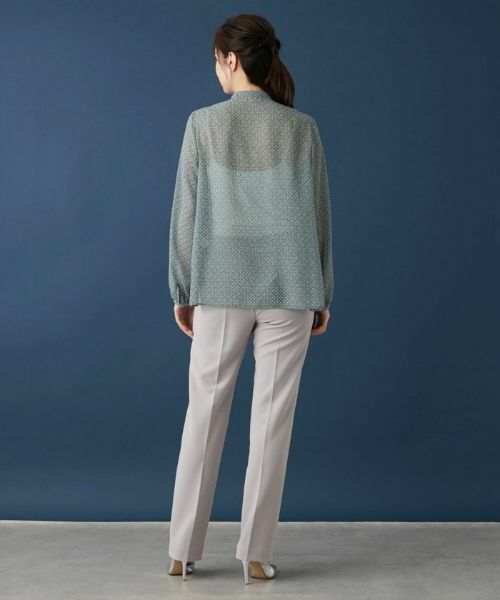 Leilian / レリアン シャツ・ブラウス | ラッフル幾何学ブラウス | 詳細3