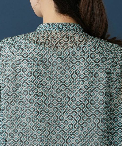 Leilian / レリアン シャツ・ブラウス | ラッフル幾何学ブラウス | 詳細9