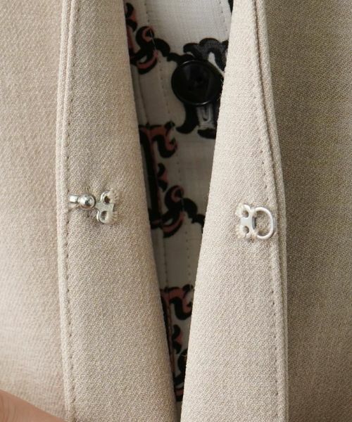 Leilian / レリアン テーラードジャケット | ノーカラーロングベスト | 詳細11