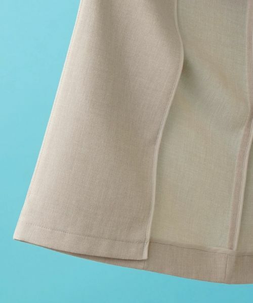 Leilian / レリアン テーラードジャケット | ノーカラーロングベスト | 詳細12